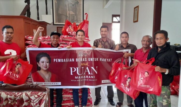 Politisi Muda PDIP Kalteng Bagikan 2000 Paket Sembako Untuk Warga Kotim dan Seruyan