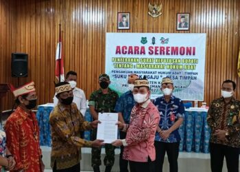 Masyarakat Hukum Adat Mendapat Legalitas Dari Pemkab Kapuas