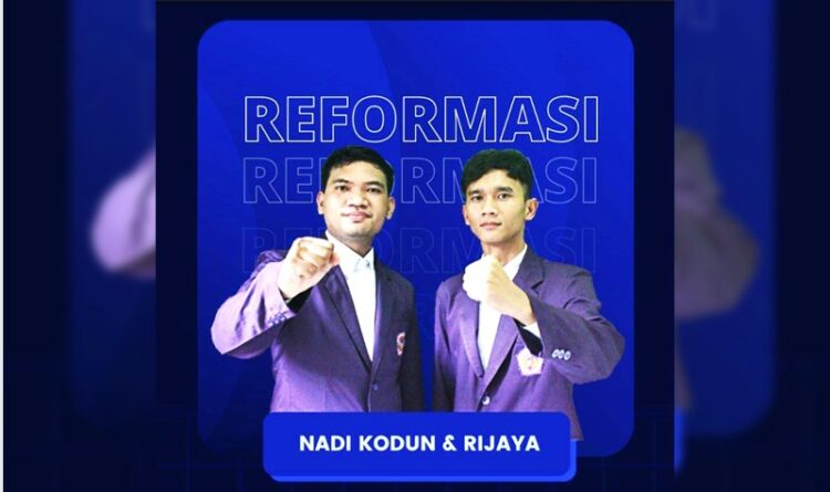 Pasangan Nadi Kodun dan Rijaya Siap Pimpin BEM IAKN Palangka Raya