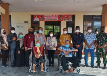 Distribusikan Alat Bantu Kepada Penyandang Disabilitas
