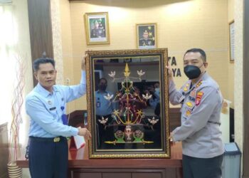 Kepala Rutan Silaturahmi Ke Polresta Palangka Raya