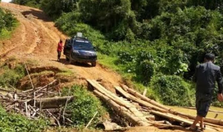 Infrastruktur di Hulu Kabupaten Katingan Memprihatinkan