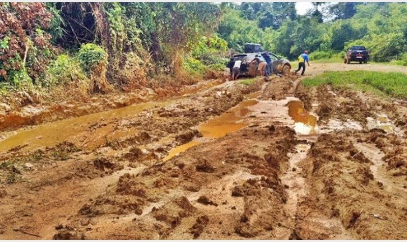 Infrastruktur di Hulu Kabupaten Katingan Memprihatinkan