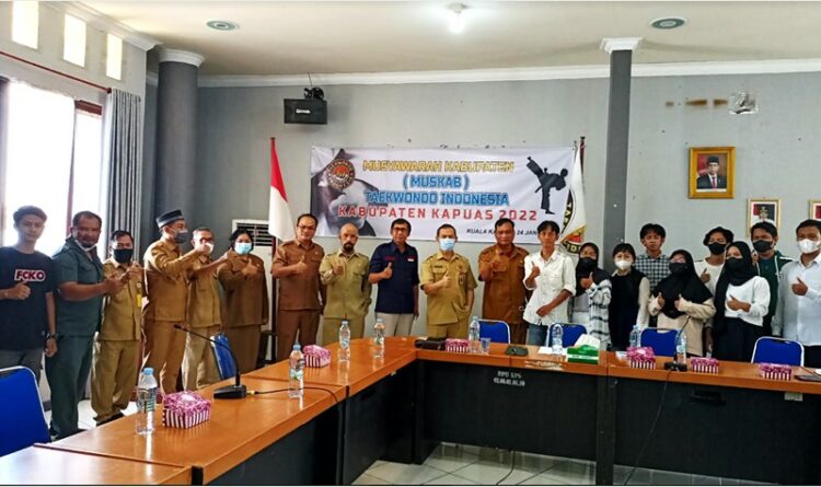 Teras Terpilih Secara Aklamasi Melalui Muskab Taekwondo Indonesia Kabupaten Kapuas