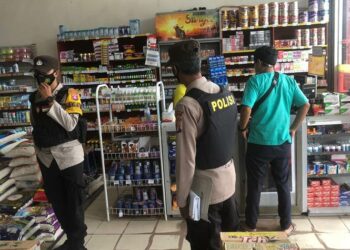 Patroli Swalayan, Polisi Himbau Agar Tingkatkan Kewaspadaan