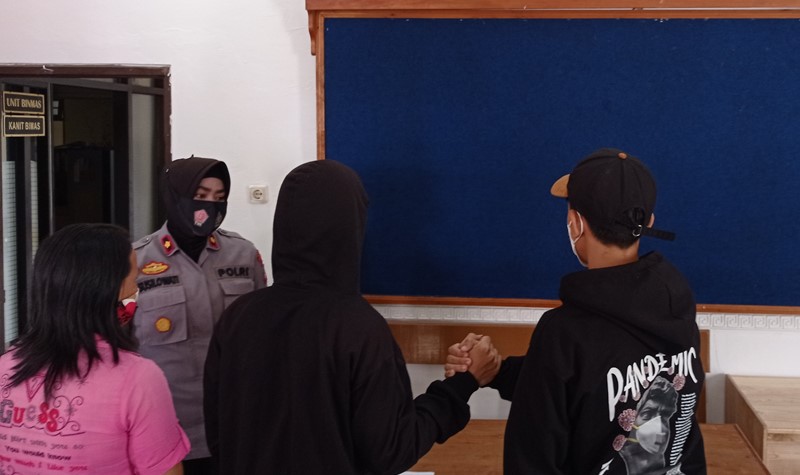 Polisi Mediasi 2 Pelajar di Palangka Raya yang Terlibat Perkelahian