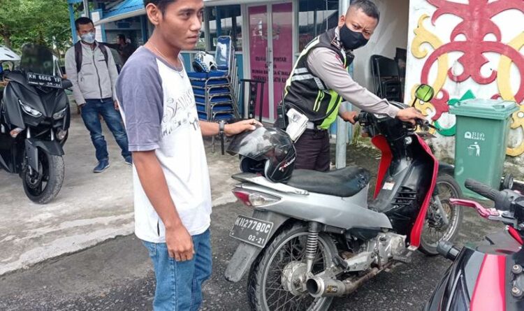 Polresta Palangka Raya Tindak Tegas Pengguna Knalpot Brong