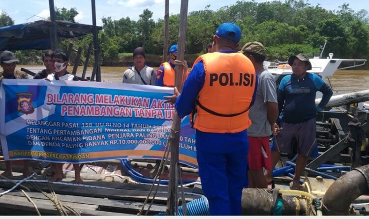 Polsek Marikit Gelar Patroli Mengecek Aktivitas Ilegal Mining
