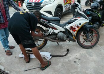 Sat Lantas Polres Seruyan Tindak Pengguna Knalpot Blong