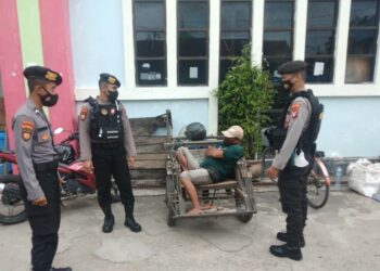Sat Samapta Polres Seruyan Patroli Dialogis Pedagang Kaki Lima
