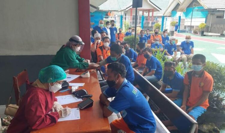 Rutan Kelas IIA Palangka Raya Periksa Kesehatan 47 WBP