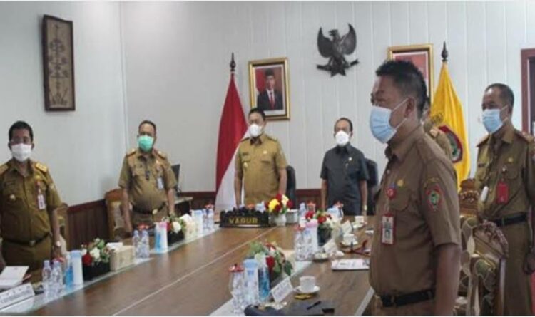 Wagub Kalteng Hadiri Raker Bersama Kepala Daerah dan Ketua DPRD se-Indonesia Secara Virtual