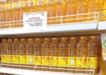 Hore, Harga Minyak Goreng Turun di Sampit