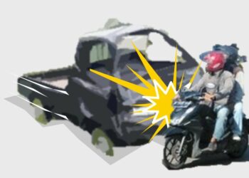 Mobil Pick Up Tabrak Motor, 2 Orang Tewas Di Tempat