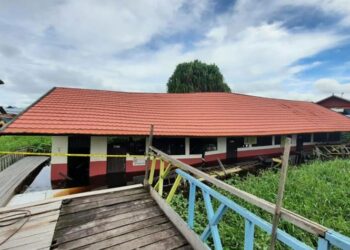 Polisi Lakukan Penyelidikan Soal Amblasnya SD Negeri 14 Palangka