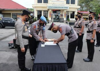 7 Perwira Polres Kotim Bergeser, Ini Daftarnya