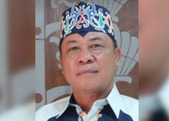 Anggota DPRD Kabupaten Katingan Yudea ketika melaksanakan tugasnya sebagai wakil rakyat.