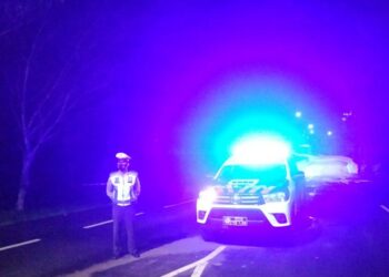 Blue Light Patrol Siap Terangi dan Berikan Rasa Aman Bagi Pengguna Jalan di Kuala Pembuang