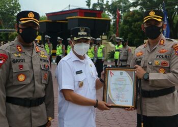Bupati Seruyan Sambut Kedatangan Kapolres Seruyan