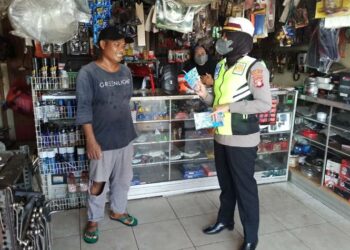 Cegah Penggunaan Knalpot Brong, Satlantas Polresta Palangka Raya Sosialisasi ke Pelaku Usaha Bengkel
