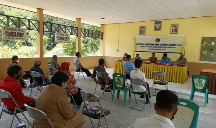 Gandeng APH, Kantor Pertanahan Pulang Pisau Sosialisasikan PTSL di Bereng