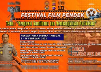 Gandeng IJTI, Polda Kalteng Gelar Festival Film Pendek