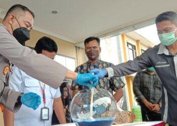Polresta Palangka Raya Musnahkan 98 Gram Sabu