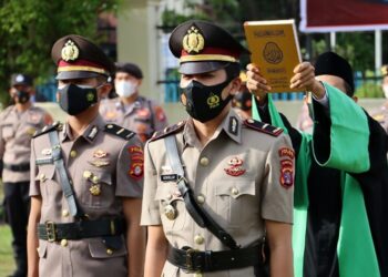 Kasatreskrim Polresta Palangka Raya dan Kapolsek Bukit Batu Resmi Berganti 1