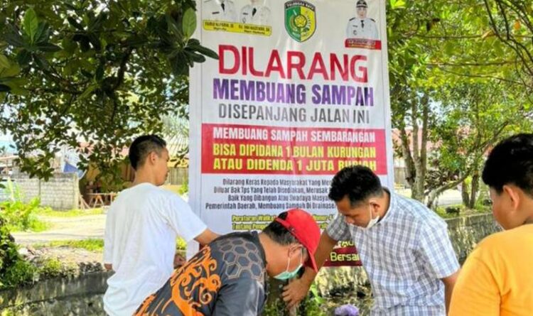 Kelurahan Panarung Tingkatan Edukasi Buang Sampah Pada Tempatnya