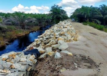 Pekerjaan Ruas Jalan Terdampak Banjir Dihentikan