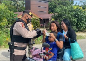 Polres Katingan bersama Lakukan Operasi Yustisi Gabungan