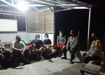 Polsek Pahandut Rutin Berdialog Bersama Warga Untuk Jaga Keamanan Daerah
