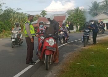 Satlantas Polres Pulpis Jaring 51 Pelanggar