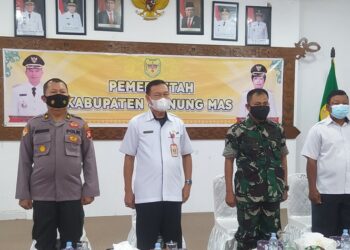 Sekda Gumas Hadiri kegiatan FGD dan UPP Secara Virtual