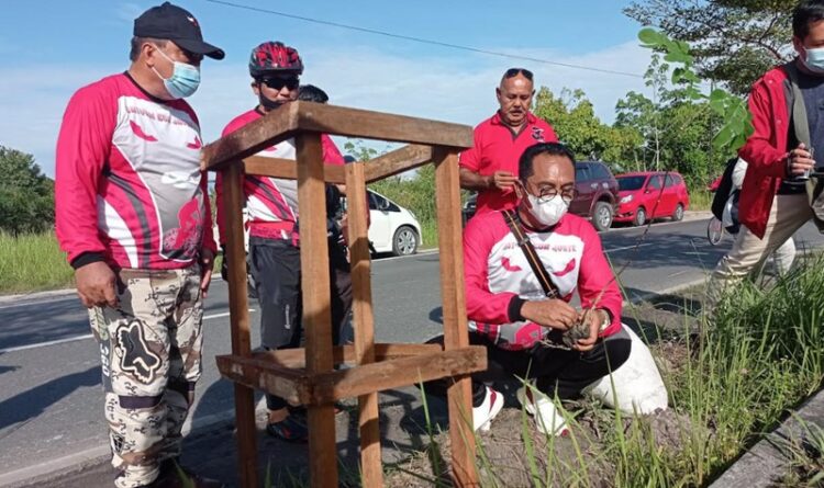 HUT ke 49, DPD PDI Perjuangan Kalteng Gelar Fun Bike danTanam 1.000 Pohon