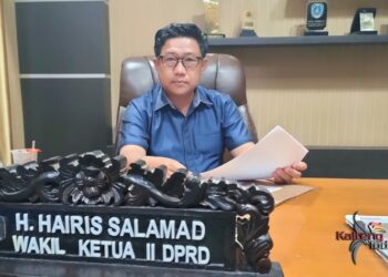 Wakil Ketua II DPRD Kabupaten Kotawaringin Timur, Hairis Salamad.(Fitri)