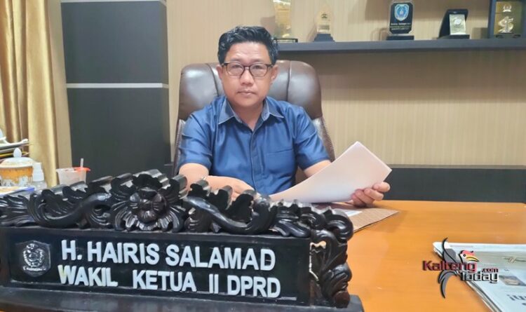 Wakil Ketua II DPRD Kabupaten Kotawaringin Timur, Hairis Salamad.(Fitri)