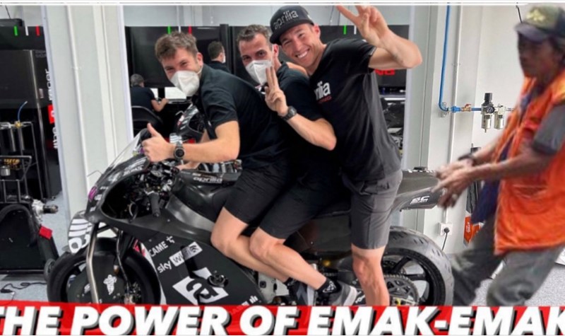 Kocak, Begini Jadinya Ketika Aleix Espargaro Parodikan “The Power of Emak-emak MotoGP Style”