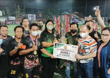 Bupati Tutup Turnamen Mini Soccer Tingang Menteng