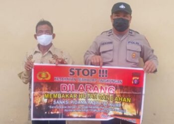Ajak Masyarakat Tidak Membakar Hutan dan Lahan.