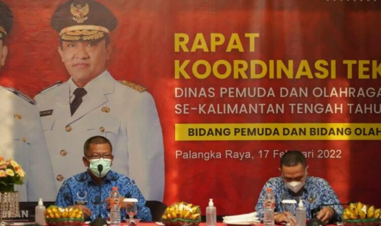 Asisten PemKesra Katma FD Buka Rakornis Kepemudaan dan Keolahragaan se-Kalimantan Tengah