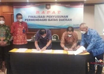 Batas Daerah Kabupaten Pulang Pisau - Gunung Mas Disepakati