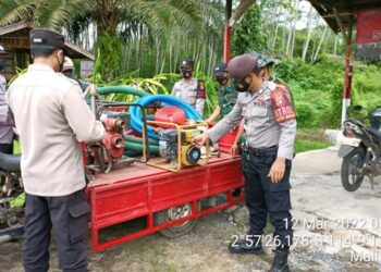Cegah Karhutla, Polres Pulpis Gelar Apel Kesiapan Sarpras