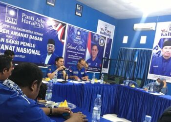 KPPW PAN Kalteng Konsolidasikan Potensi Untuk Menangkan Pemilu Tahun 2024