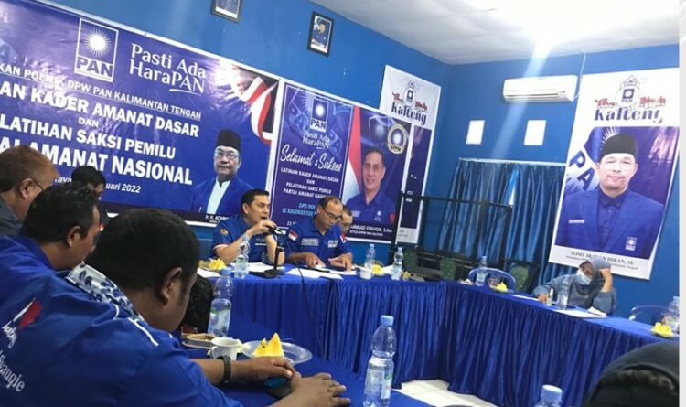 KPPW PAN Kalteng Konsolidasikan Potensi Untuk Menangkan Pemilu Tahun 2024
