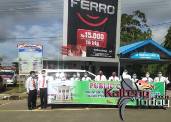 Menuju Wilayah Bebas Korupsi, Pengadilan Negeri Buntok Menggelar Public Campaign