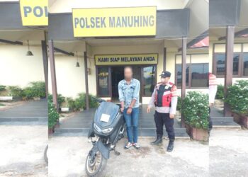 Nekad, DP Gelapkan Motor di Kos Palangka Raya, Diciduk Polisi