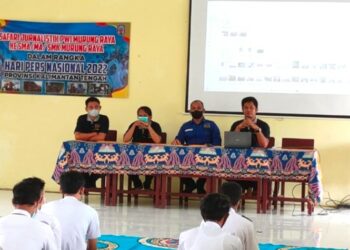 PWI Murung Raya Gelar Safari Jurnalistik Terhadap Anak Didik SMA Sederajat