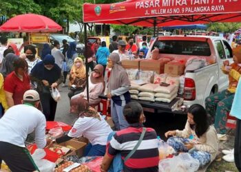 Jaga Stabilitas Harga Jelang Ramadhan 1434 H, Dinas Hanpang Gelar Pasar Pangan Murah di Area CFD