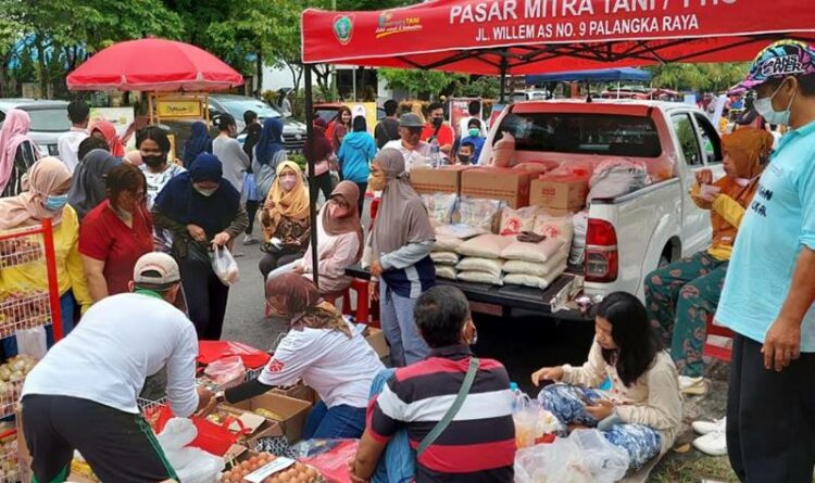 Jaga Stabilitas Harga Jelang Ramadhan 1434 H, Dinas Hanpang Gelar Pasar Pangan Murah di Area CFD